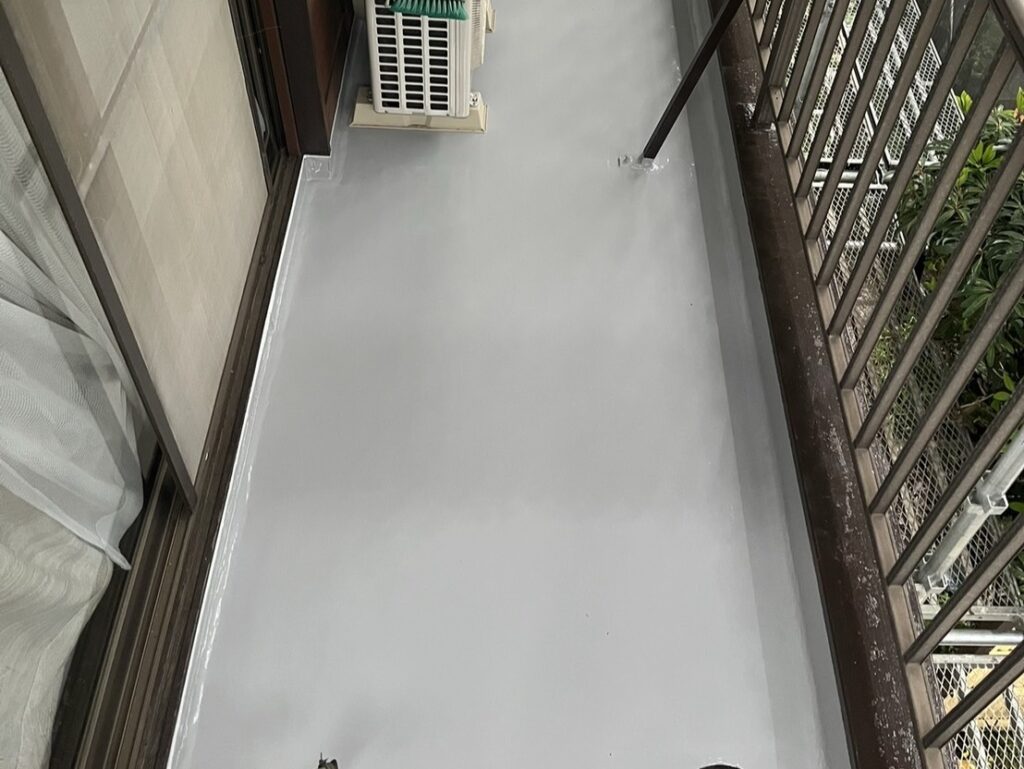 松戸市 ベランダ防水施工後