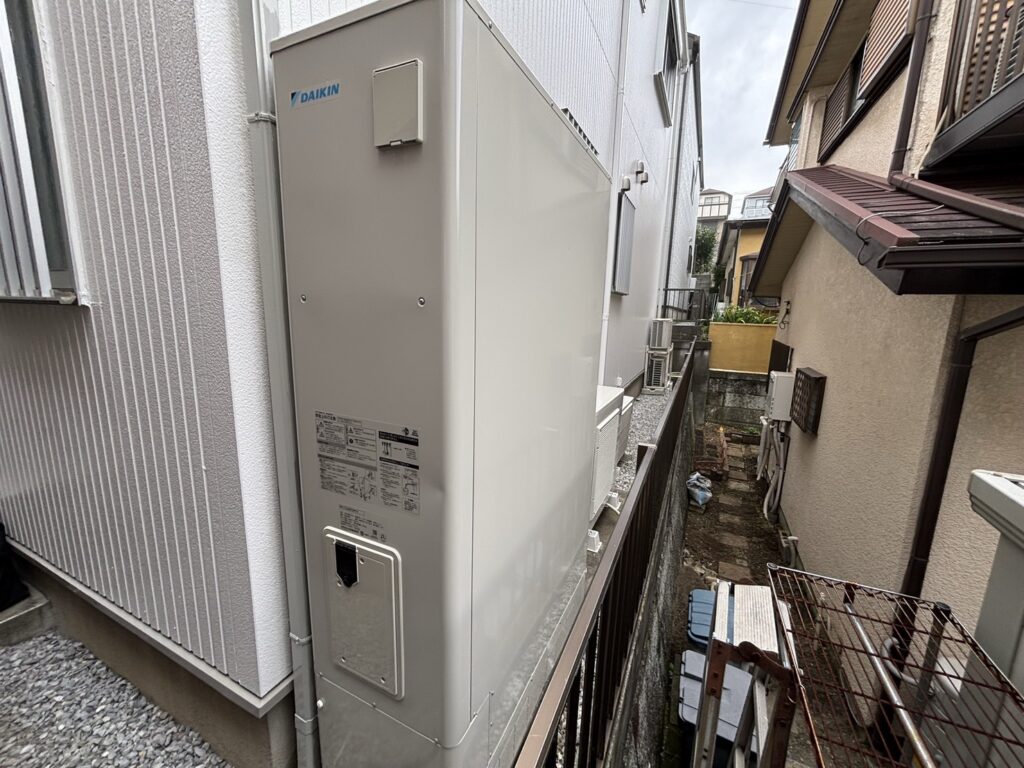 柏市エコキュート交換後